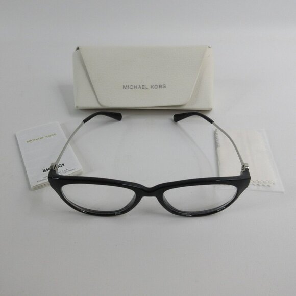 Michael Kors Accessories - Michael Kors Courmayeur Black Silver Optical MK8003 3005 53-17-135 Eyeglasses